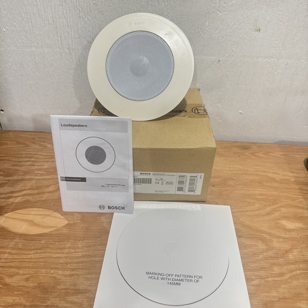 Bosch LBC 3951/11 Ceiling Loudspeaker, 6 WATT, IP X4 - BRAND NEW!!
